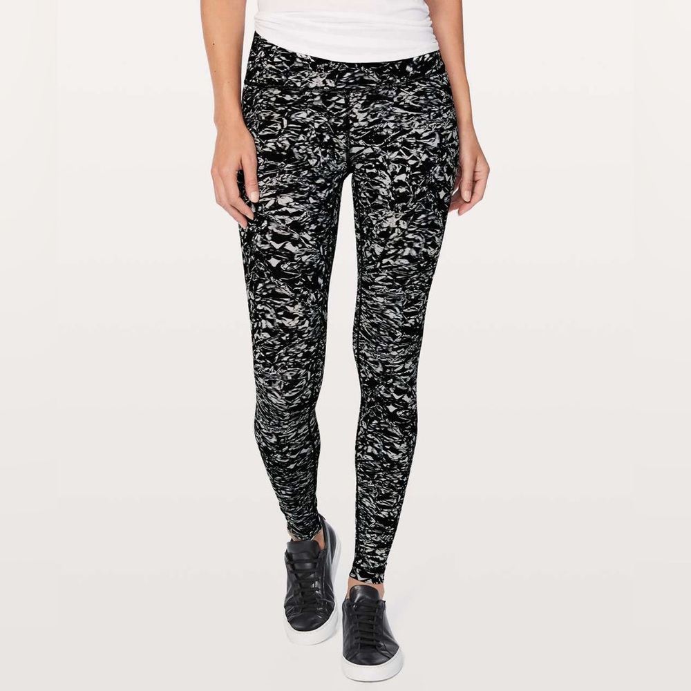 Lululemon Wunder Under Hi-Rise Tight 28 Liquid Platinum Alpine White size 10